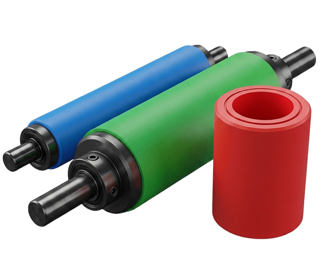 Printing sleeves and rollers