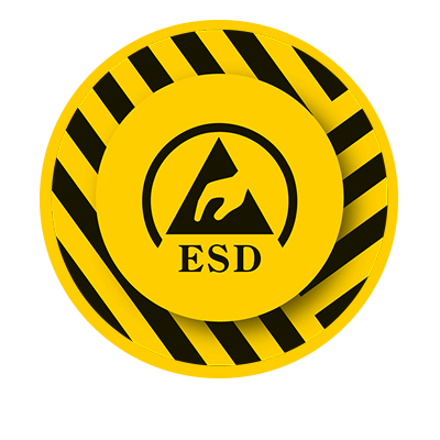Ensures ESD floor walking test compliance