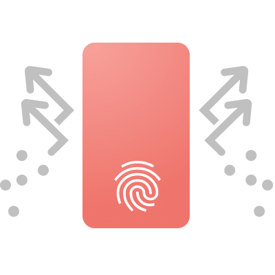 Touch-screen performance & anti-dust effect